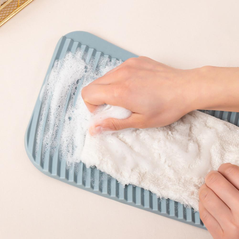 Washboard Hanging More Thicker Soft Glue Home Strong Friction Scrubboard for Clothes Portable Washing Machine