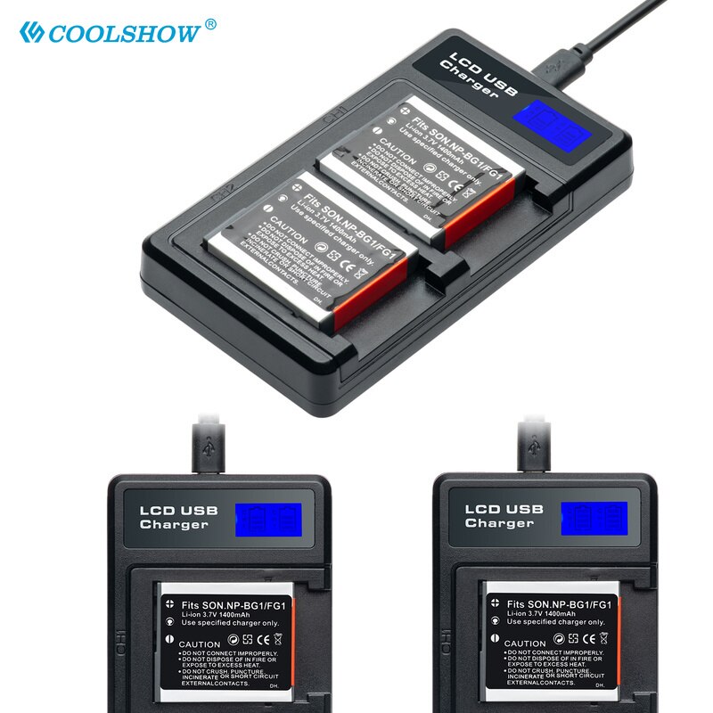 NP-BG1 Battery For Sony DSC-WX1 DSC-H50 DSC-H55 DSC-H3 DSC-H7 DSC-H9 DSC-H10 DSC-H20 Cyber-Shot DSC-W100 Npbg1 NPFG1