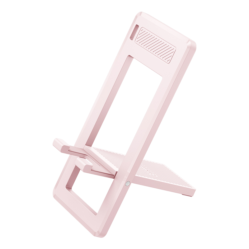 Vention Portable Desktop Holder Foldable Mini Moblie Phone Stand For iPhone 13 Pro Max iPad Xiaomi Desk Bracket Portable Stand: Pink