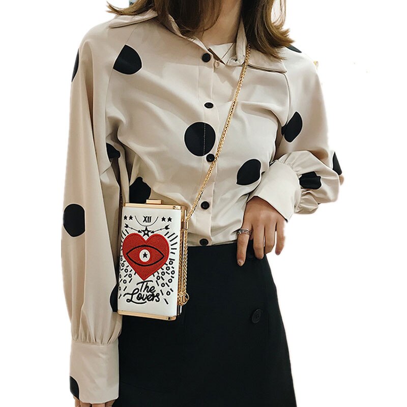 Frauen Luxus Handtasche Bestickt Augen Liebe Kette Bote Taschen Abend Tasche Dame Party Geldbörse Cocktail Bankett Tasche Schild Kupplungen