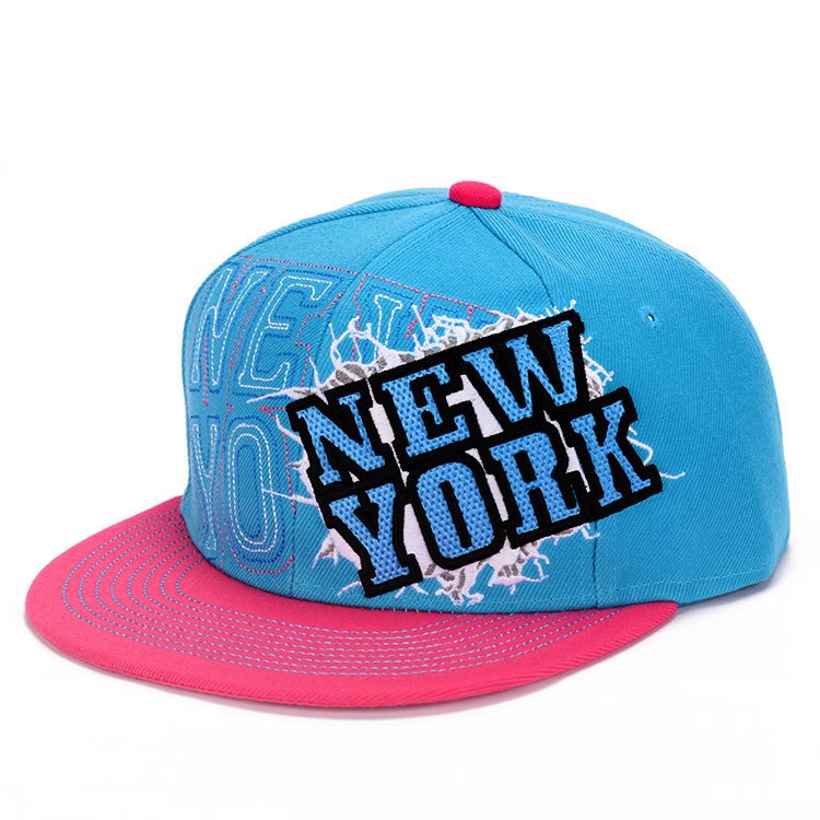 Hat hip hop snapback cap mænd sommer hat baseball hat kvinder broderi baseball cap til mænd og kvinder letter york: 1