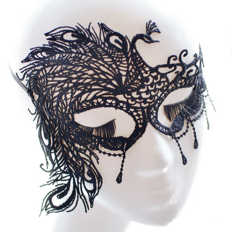 1PCS Zwarte Vrouwen Sexy Kant Oogmasker Party Maskers Voor Masquerade Venetiaanse Halloween Kostuums Carnaval Masker Voor Anoniem Mardi