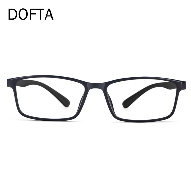 Dofta ultralight  tr90 brilmontuur voor heren, optische bijziendheidsbril, herenbril van kunststof en titanium op sterkte , 5196a