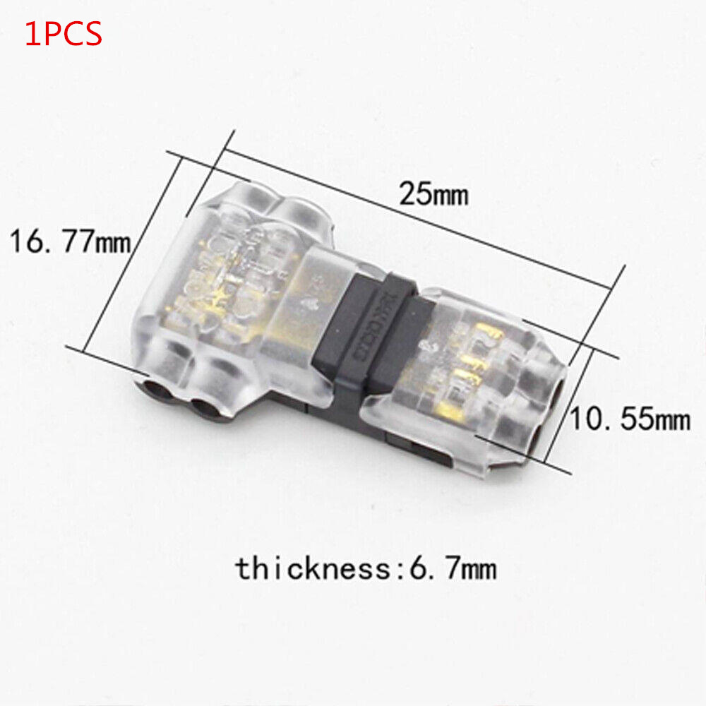 Cable de 12V conector a presión conexiones terminales carpinteros enchufe automático 1/5/10/20 unids/set: Castaño