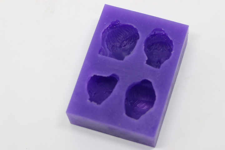 Baby hoved ansigt chokolade fondant silikone form bakke