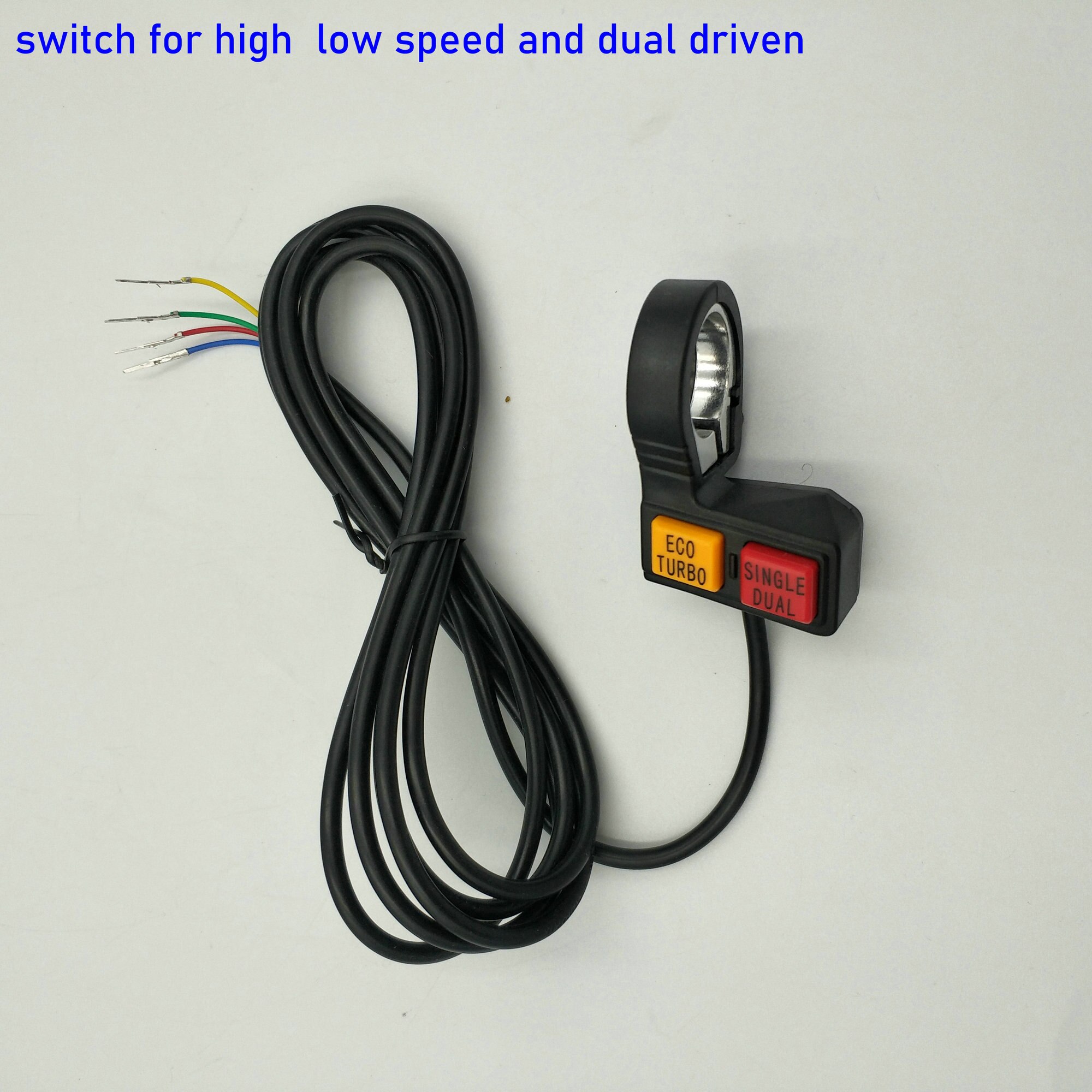 High Low Speed/Boost Switch+Single Dual Motor Driven Control Switch for Electric Bike Scooter Folding Bike MTB Conversion Parts