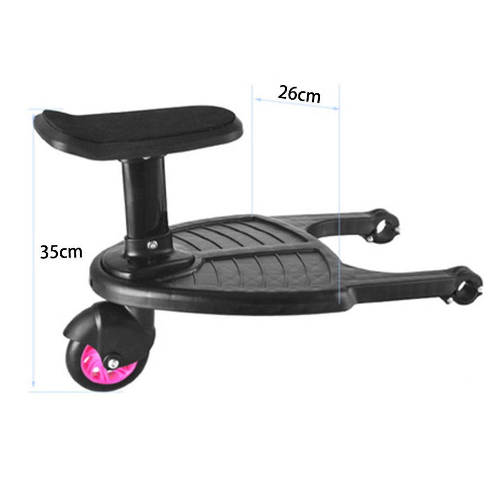 Baby autostol tilbehør klapvogn pedal adapter ekstra trailer tvillinger scooter blaffer barn stående sæde klapvogn tilbehør