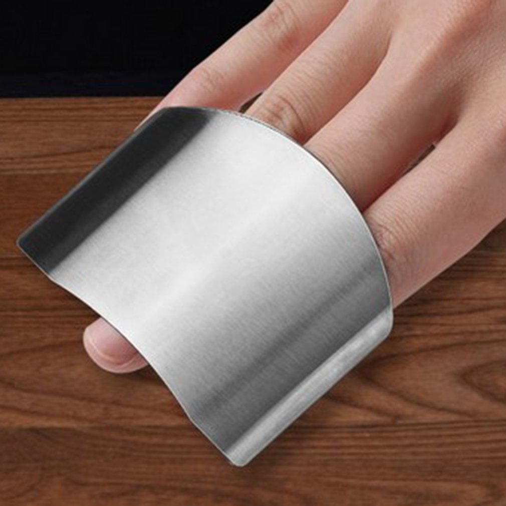 Stainless Steel Finger Guard Kitchen Accessories Hand Knife Cutting Guard Safe Slice Tool Single Double Finger Optional