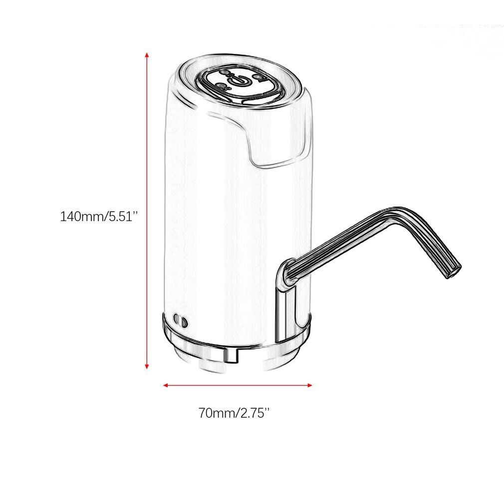 Automatic Water Pump Electric Water Dispenser Pump Automatic Drinking Water Bottle Pump Smart USB Charging Wireless Pump