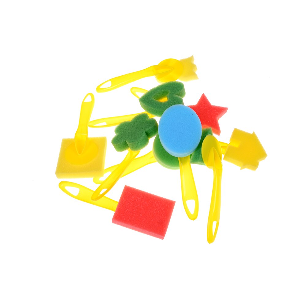 Sponge Paint Brush Seal Sponge Brush Handle Children's Painting Tool