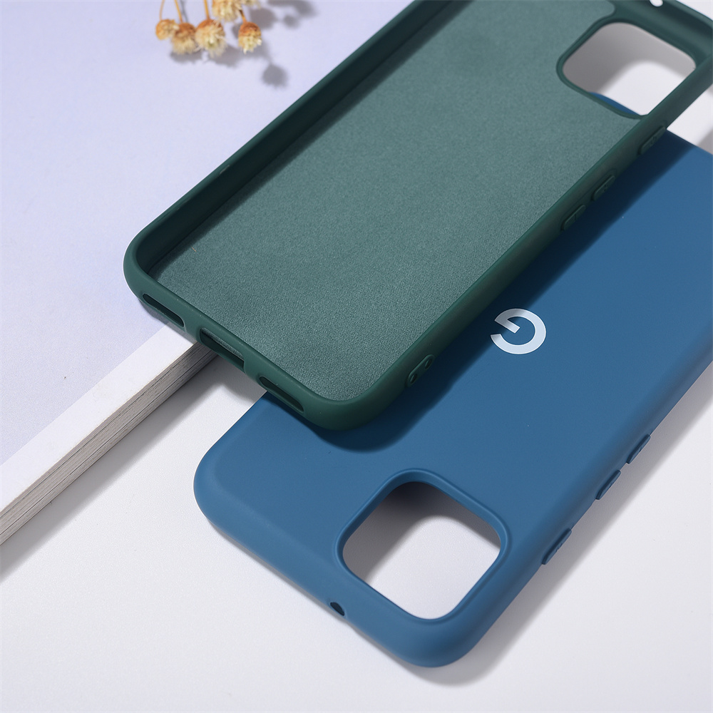 Originele hoes voor google pixel 4 , schokbestendige hoes van vloeibaar siliconenrubber, volledige bescherming voor pixel 4a 4g 5g 4xl telefoontas