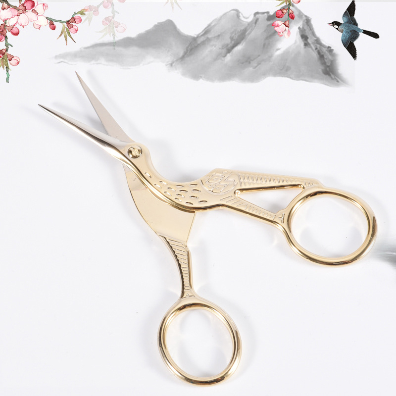crane Student Safe Scissors Paper Cutting Art Office School Supply with Stationery DIY Tool