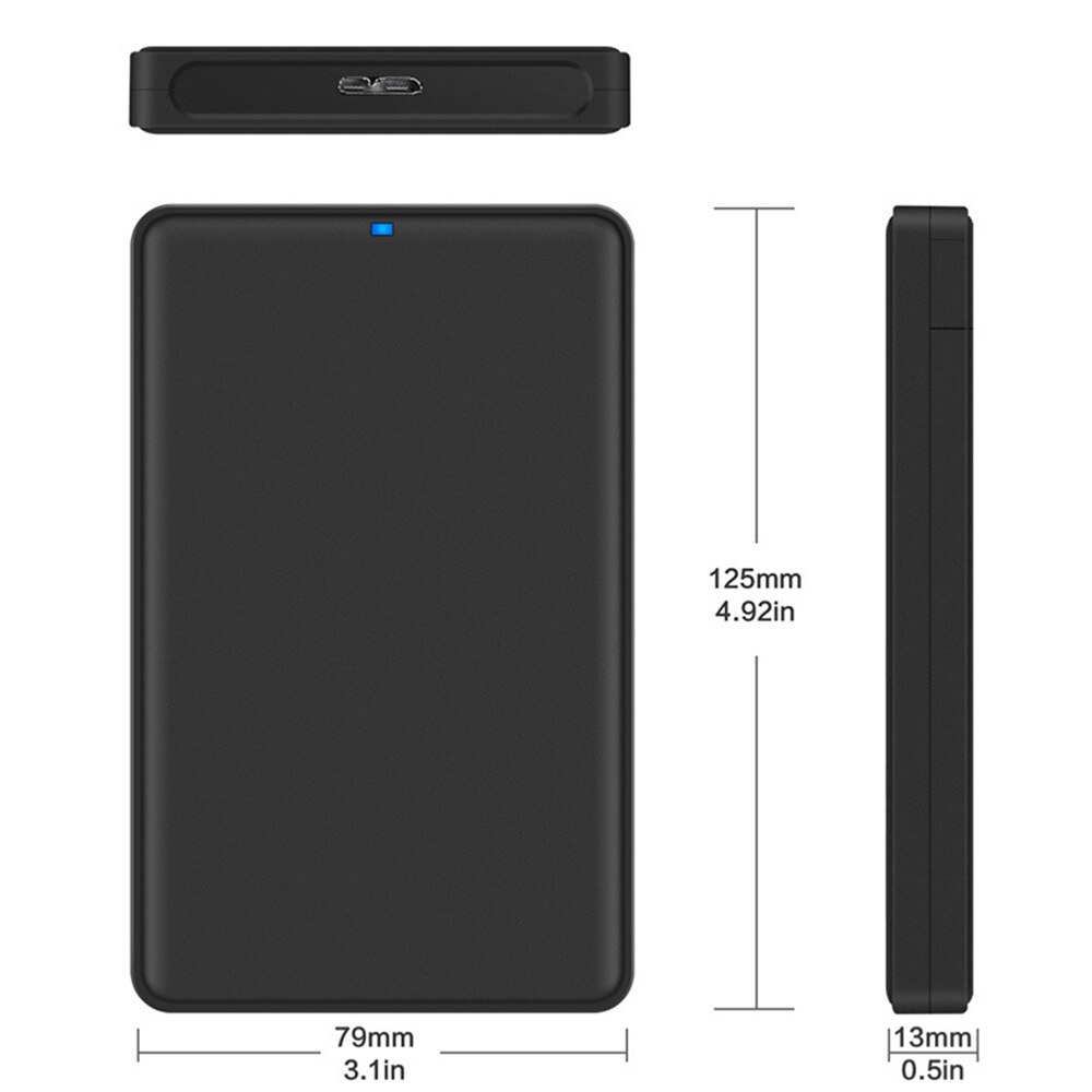2.5 Inch Hdd Sata To Usb 3.0 Tool-Free External Hard Drive Enclosure For Hdd Ssd Case Nas Caddy Boitier Disque Dur 2.5 Usb 3.0