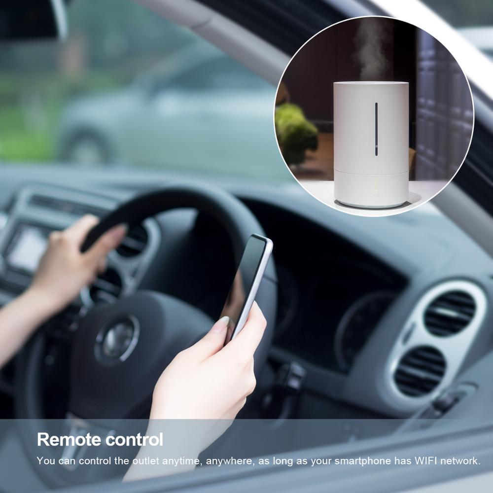 Homekit siri röststyrning smart uttag trådlöst wifi us eu-kontakt vägguttag för ios apple homekit app diy smart hem / hus / liv