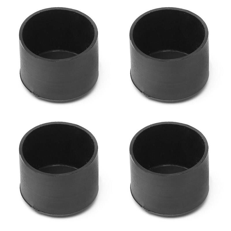 4 tapones protectores de goma para muebles, casquillo de silla antiarañazos: 30x25mm
