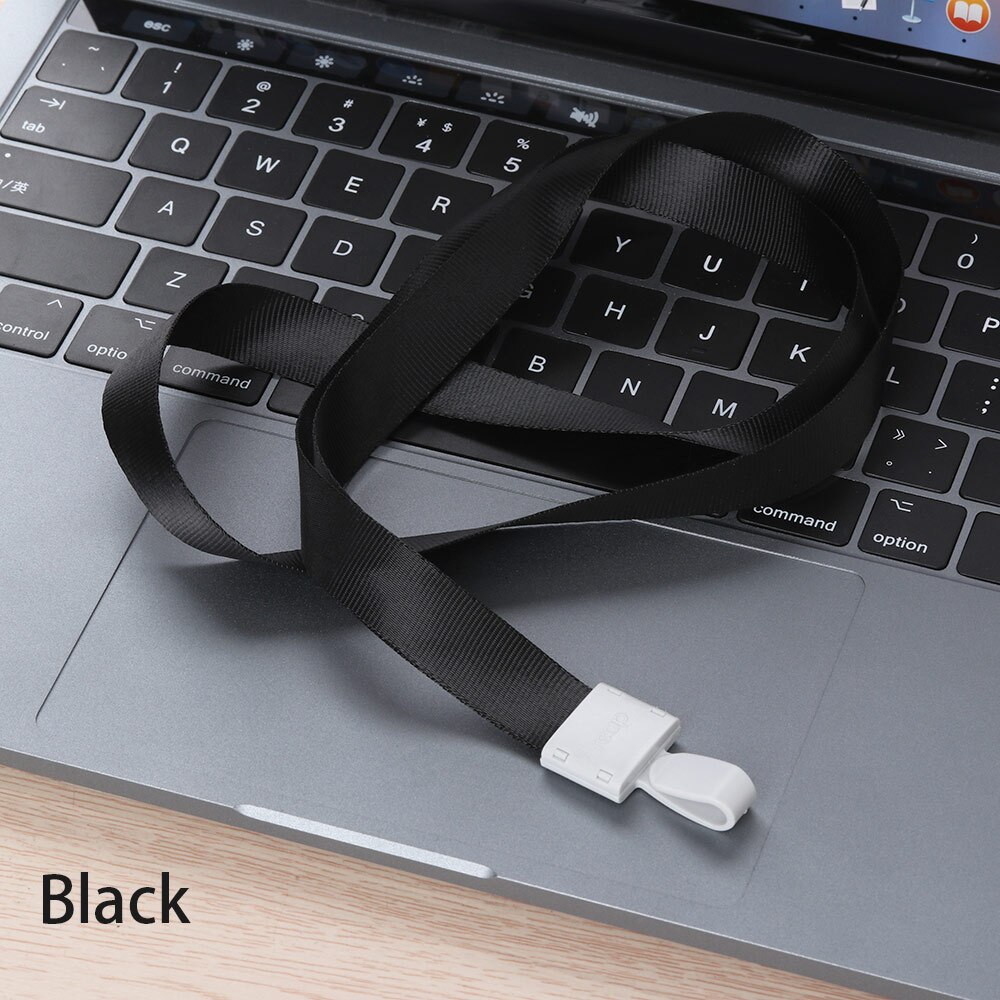 1Pc Aluminium Werk Naam Kaarthouders Visitekaartje Werk Card Id Badge Lanyard Houder Verticale Metalen Id Business case: Only Rope
