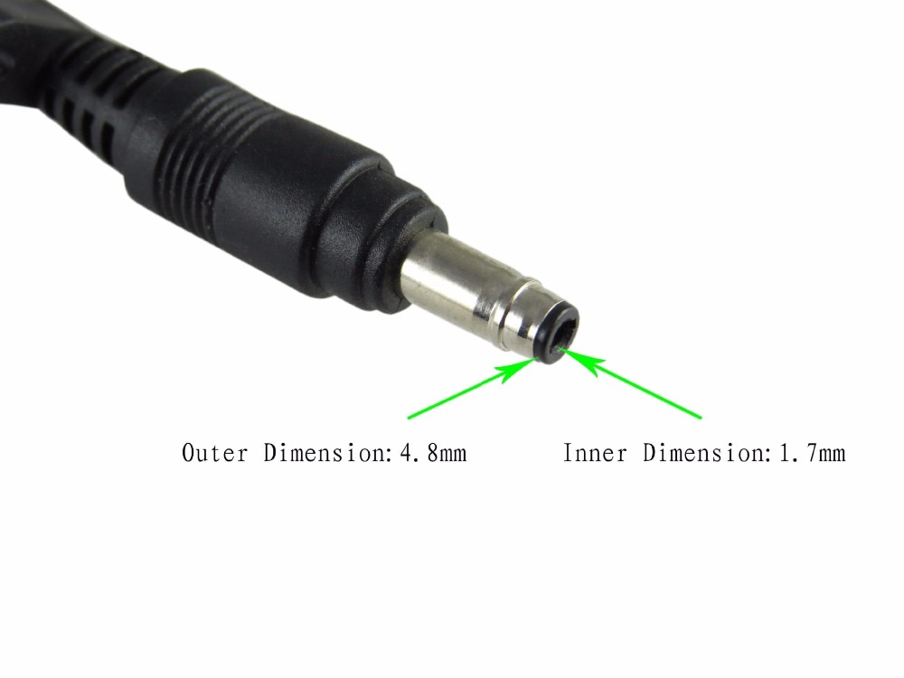 19V 4.74A 90W Power Adapter Charger For HP Laptop Siu Hong-direct 4.8mm * 1.7mm