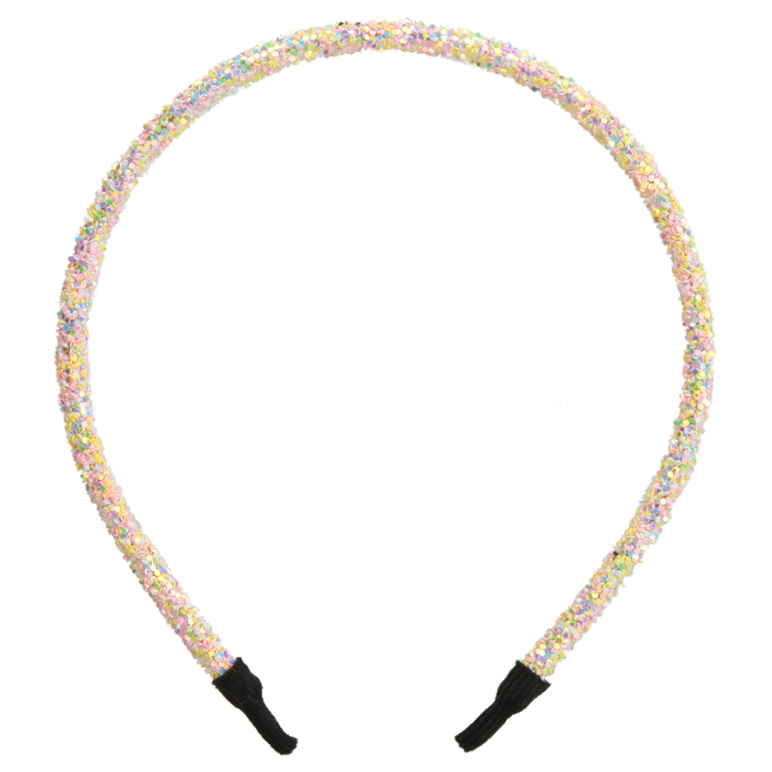 1PC Leuke Meisjes Hoofdbanden Glitter Regenboog Haarbanden Sparkly Haarbanden Kids Kinderen Party Decoratie Haaraccessoires: Lavendel