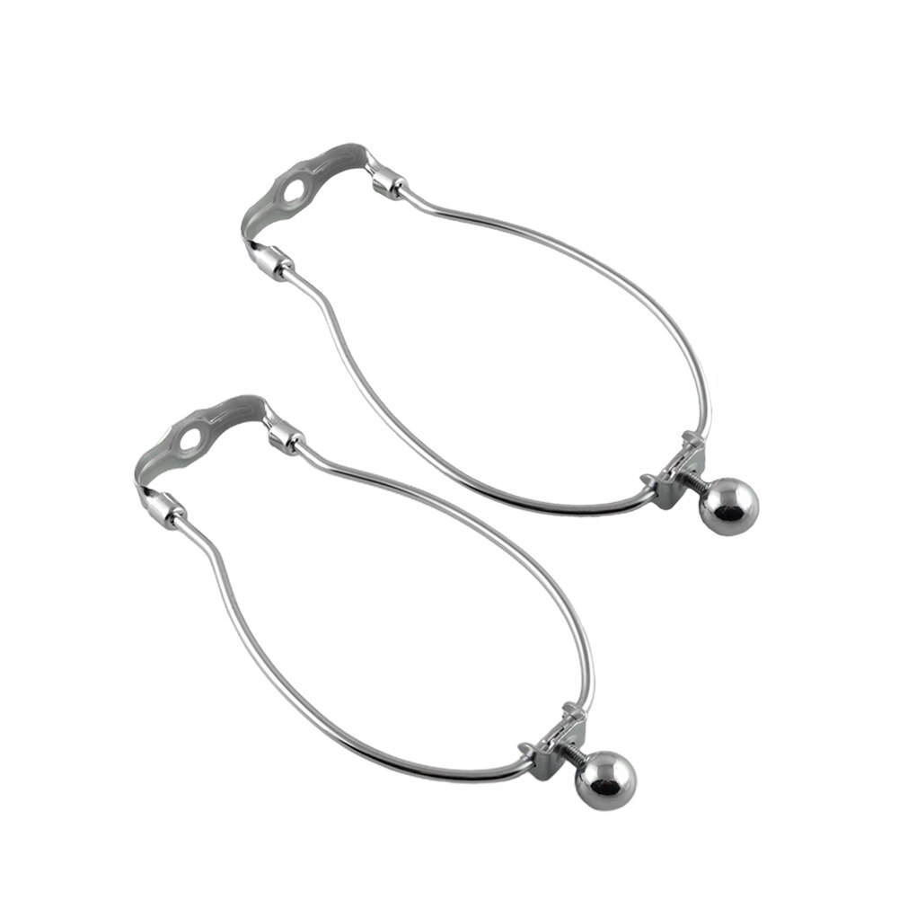 2pcs Guard U Shape Lamp Harp Chrome Polished Solid Lighting Accessories Iron Plating For Floor Light Prevent Breakage Home Decor