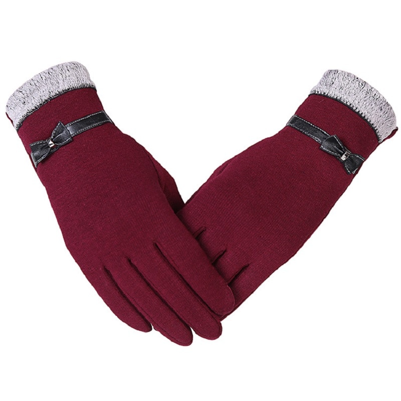 Vrouwen Handschoenen In Herfst En Winter Rijden Ski Winddicht Warm Plus Fluwelen Handschoenen Touchscreen Vrouwen Handschoenen Luvas Guantes
