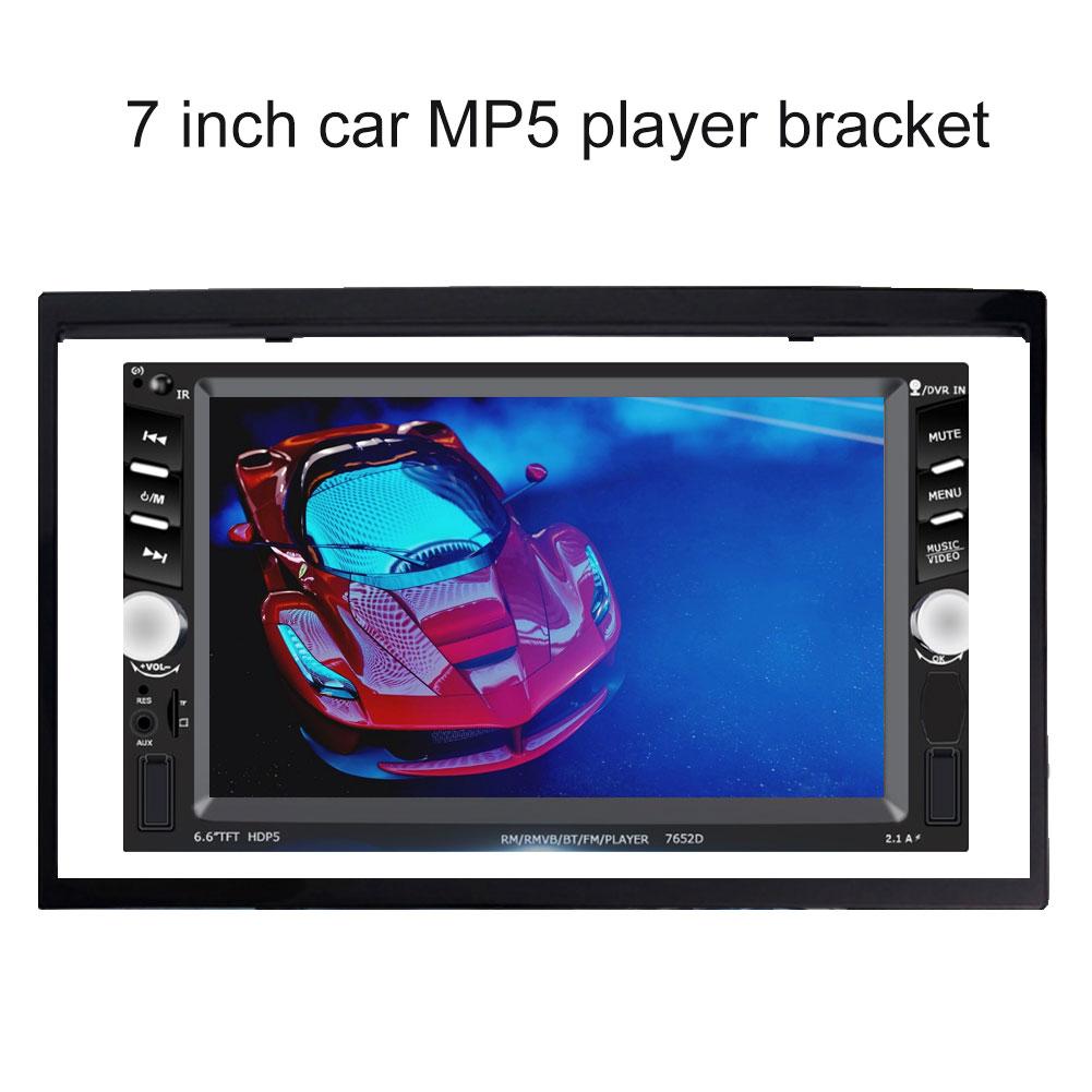 Universal 7 tums dubbel din bilradio  mp5 spelare installationsram