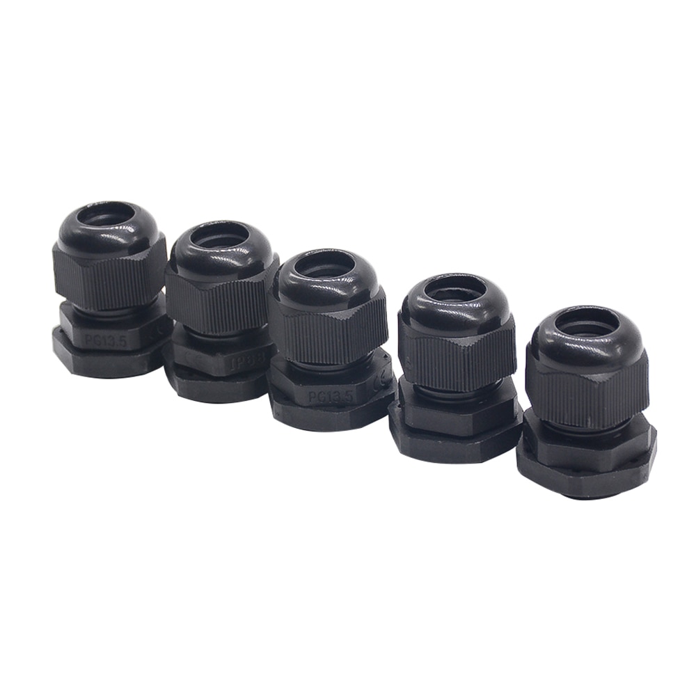 10 stks/partij IP68 M25 x 1.5 voor 13-18mm Kabel CE Waterdicht Nylon Plastic Cable Gland connector