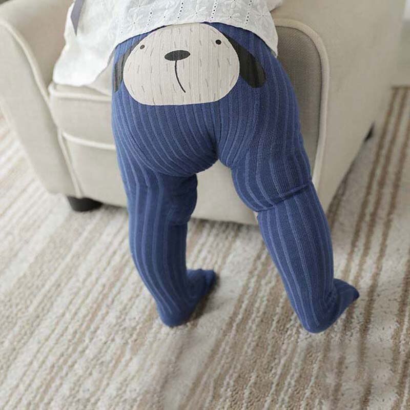 Cartoon Baby Meisje Jongen Panty Meisje Kleden Winter Herfst Katoen Baby Peuter Kousen Panty Voor Baby Meisjes Strumpfhose: blue