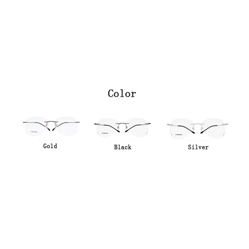 Montuur van titaniumlegering voor piloten met bijziendheid, transparant, voor dames en heren, met geheugen, benen en bijziendheid,  r5
