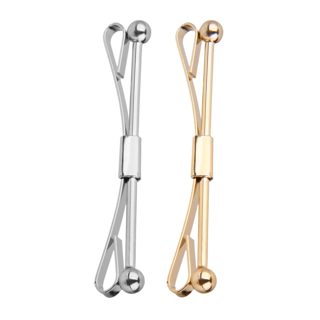 2 stücke Krawatte Hemd Krawatte Kragen Stifte Clip Verschluss Einfache männer Bar Brosche Frauen Emaille Stift Abzeichen broschen für männer Schmuck Zubehör