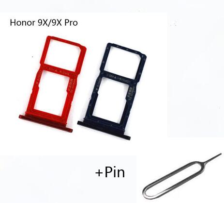 Pour huawei Honor 9X/9X Pro Micro Sim porte-carte fente plateau + éjection broche clé outil de retrait adaptateurs de remplacement pièces de rechange