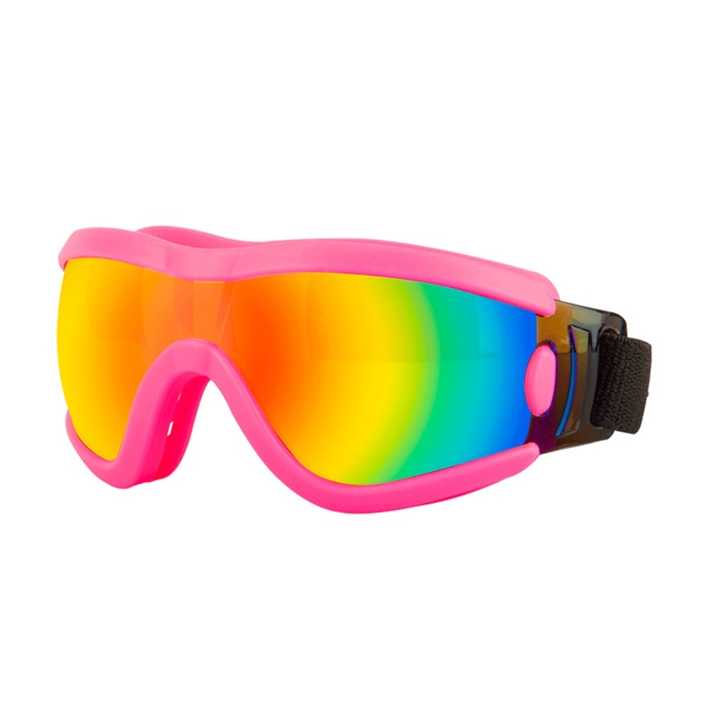 Lunettes de soleil pour chien, sangle réglable, résistantes aux UV, imperméables, coupe-vent, Anti-buée, pour animaux de compagnie, voyage: S / GRIS