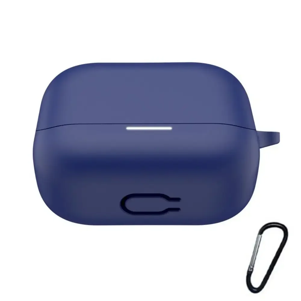 Siliconen oortelefoonhoes voor Anker Soundcore K20i Bluetooth-oordopjes Beschermende schaal Anti oplaaddoos Mouw hoofdtelefoonhoes: Marineblauw
