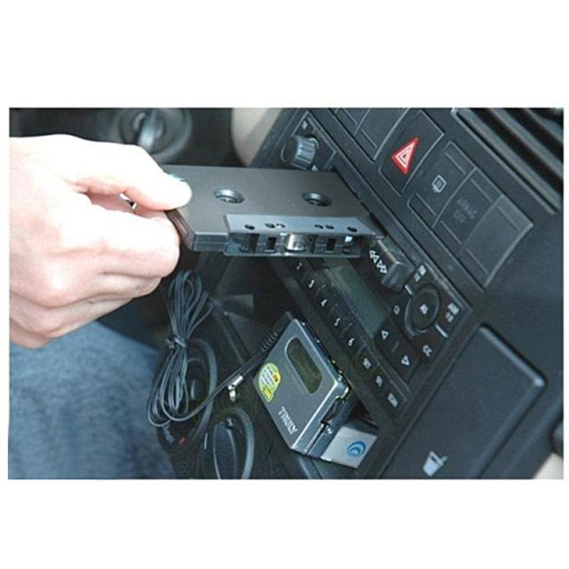 Universele Car Music Audio Cassette Adapter Converter Mp3 3.5mm Jack Plug voor IPod IPhone AUX Kabel Cd-speler accessoires