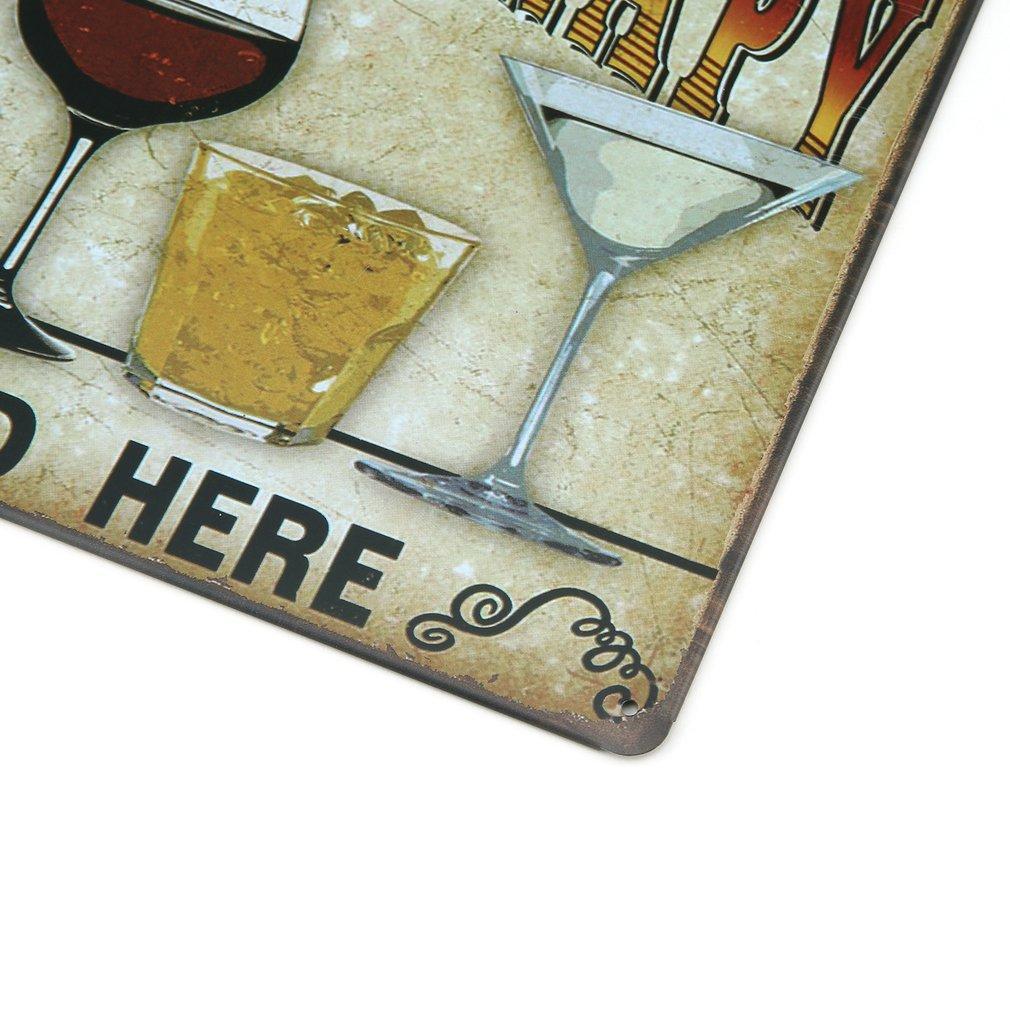 Vintage Borden Bier Metalen Plaat Schilderen Muur Poster Decor voor Thuis Bar Poster BT