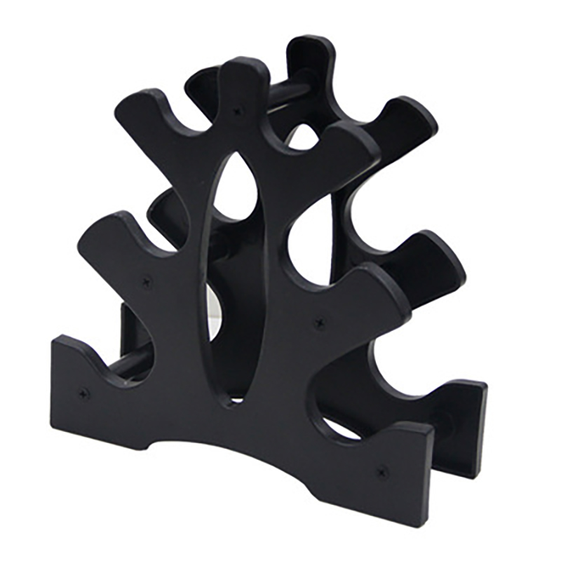 Barbell Wandhouder | 7-Haken Bar Opslag Wandhanger - Gym Halterrek