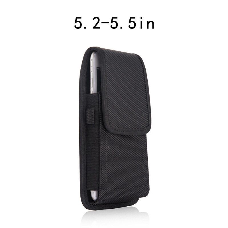 Iphonex Universele Mobiele Telefoon Pocket Heren Heuptas Nylon Stof Dragen Riemen Riem Clip Telefoon Cover Wallet Cover: used for  5.2-5.5