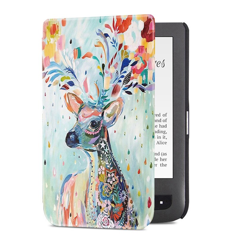 case for Pocketbook Touch Lux 3/PocketBook Basic 3 eReader Lightweight ultrathin shell cover for pocketbook 626/624: Christmas Deer