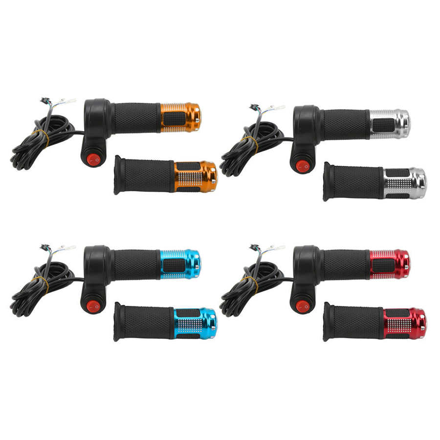 Acelerador de giro para bicicleta eléctrica, 5 cables, mango de acelerador
