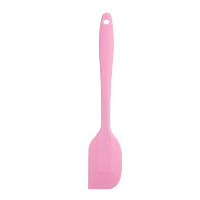 Multicolor 20.5*4Cm Food-Grade Siliconen Taart Spatel Non-stick Mengen Boter Beslag Cookie Pastry Schraper keuken Bakken Tools: Pink