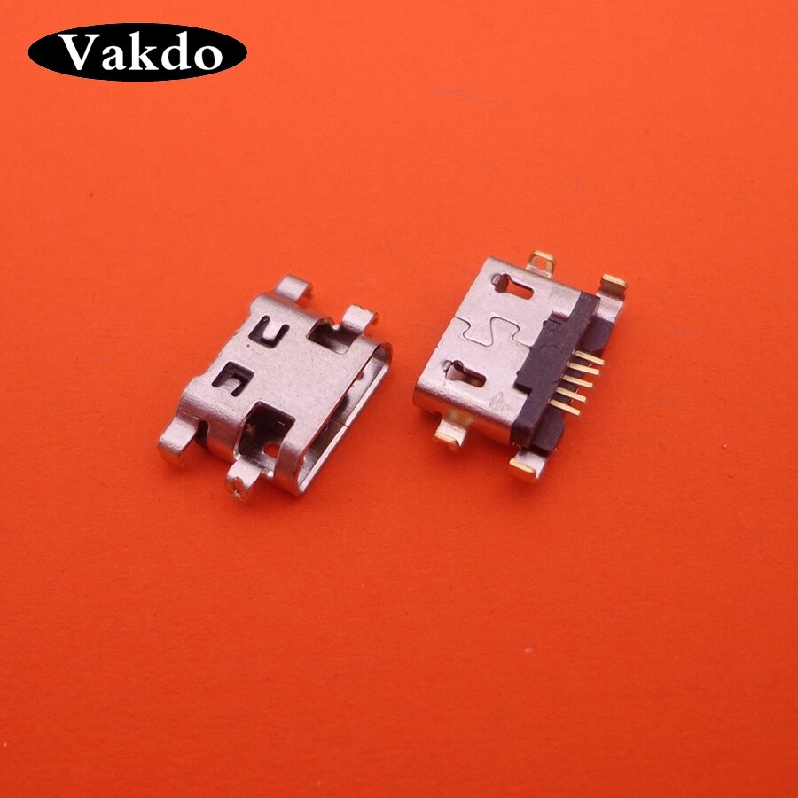 2 Pcs Voor Homtom HT3 HT7 Pro MTK6580 Mini Micro Usb Laadstroom Port Socket Power Connector Vervanging Belangrijkste Moederbord Jack Dock