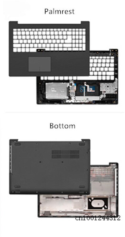 Original til lenovo ideapad 320-15 320-15 ikb isk 330-15 330-15 icn lcd bageste topdæksel bagdæksel/bezel/håndledsstøtte/bundfod