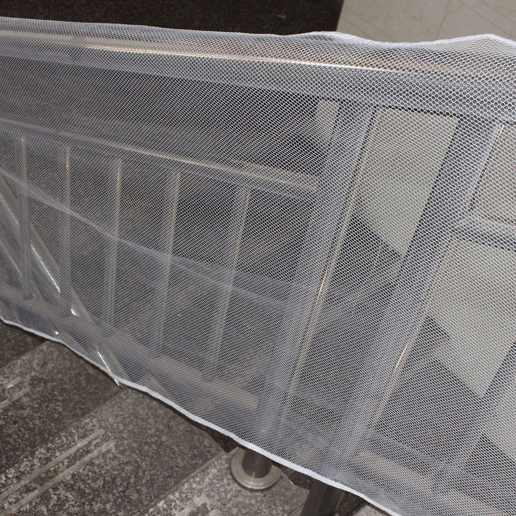 Trappe sikkerhedsnet hjem altan trappe tyk polyester mesh baby proofing gelænder rækværk vagt