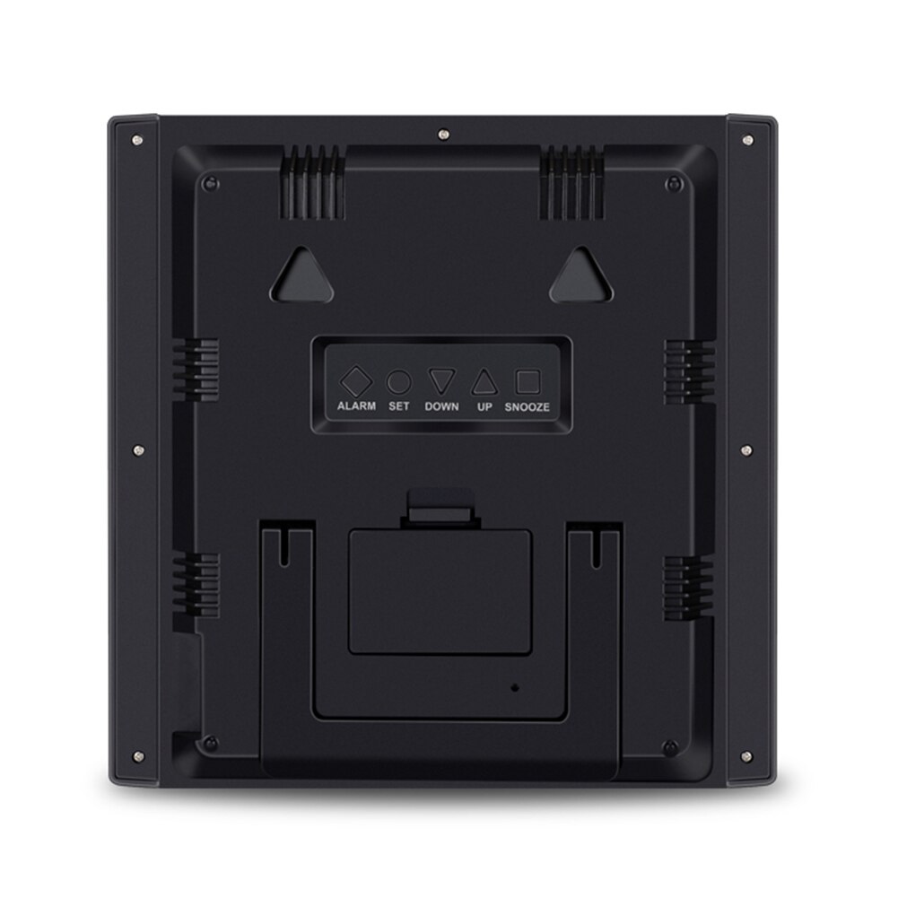 Multi Functional Large Screen Temperature Humidity Measurement Wall Desk Clock