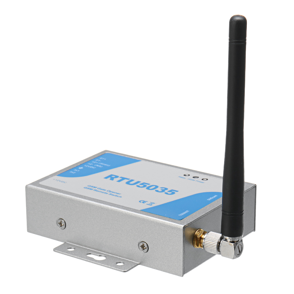 Rtu 5035 gsm Port-åpner relébryter ringe fjernkontroll telefon risting kontroll døråpner til hjemme sikre systemer