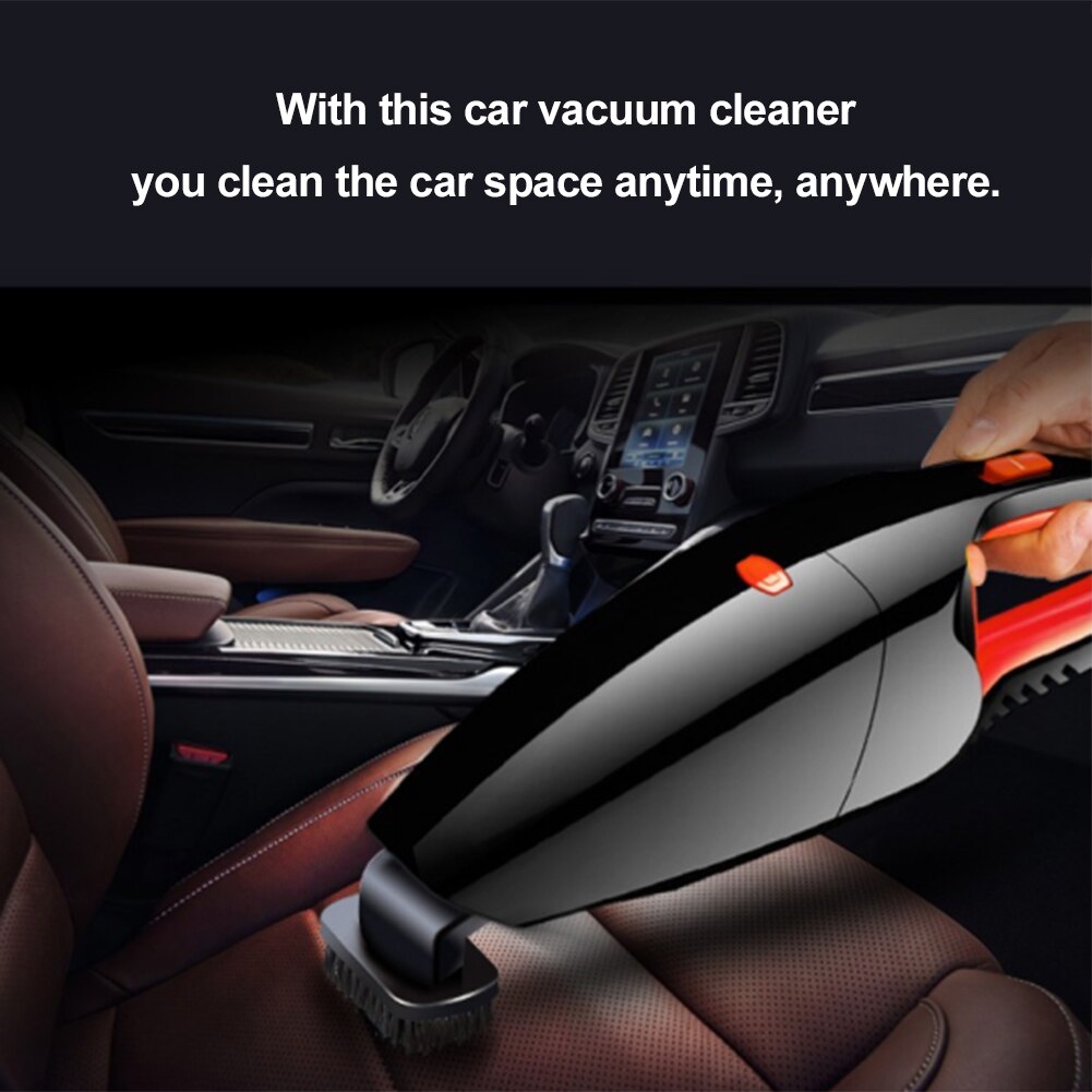 Portable Car Vacuum Cleaner 120W High Power Car Vacuum Cleaner Handheld Car Home Dual-use Handheld Rechargeable