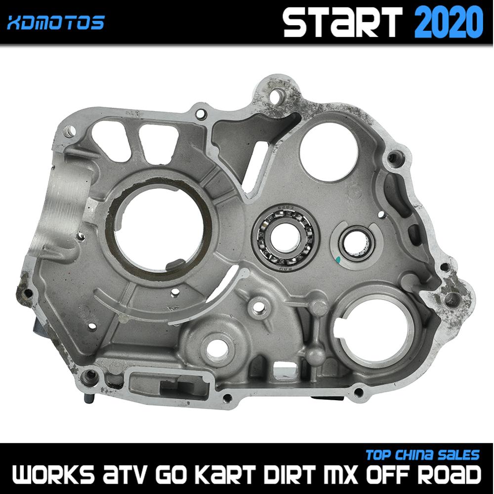 Cárter de motocicleta Lado derecho cárter de estator para lifan 150 150cc Horizontal de arranque de los motores de suciedad Pit bicicletas piezas