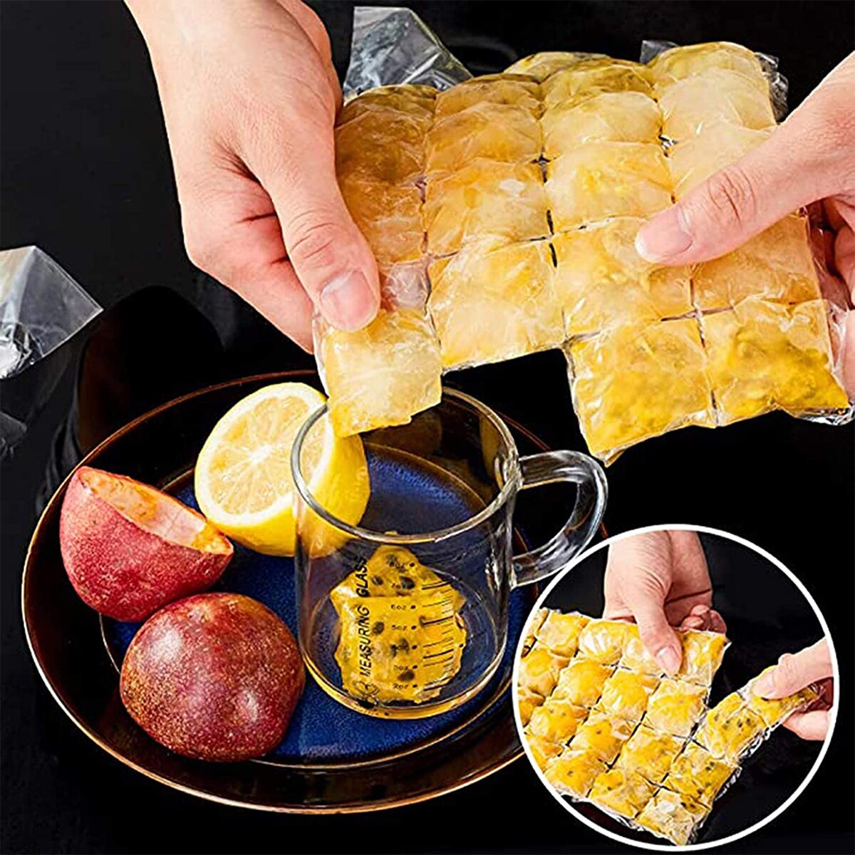 10 stücke Einweg Kunststoff Eis Tasche transparent Quadrat Herz-Förmigen Selbst-Abdichtung Gefrierfach Eis Würfel Schimmel Fach Sommer küche Utensilien