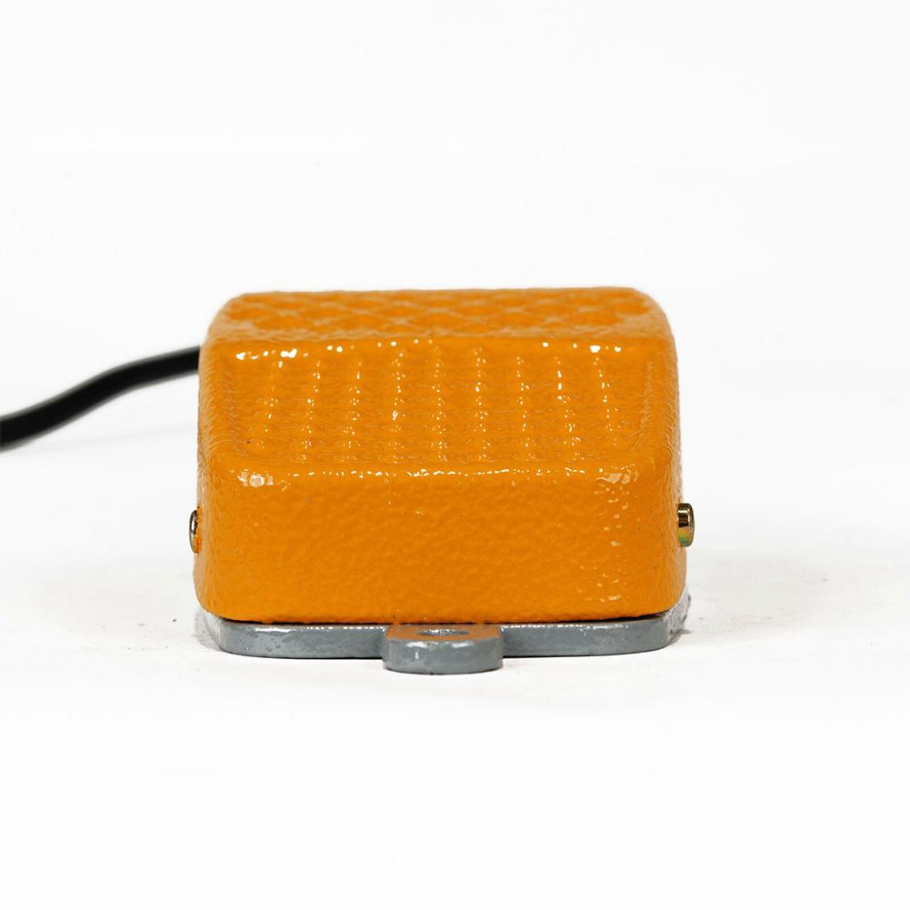 Durable de interruptor de pie Pedal eléctrico 250VAC aluminio momentáneo multiusos unipolar doble Thro