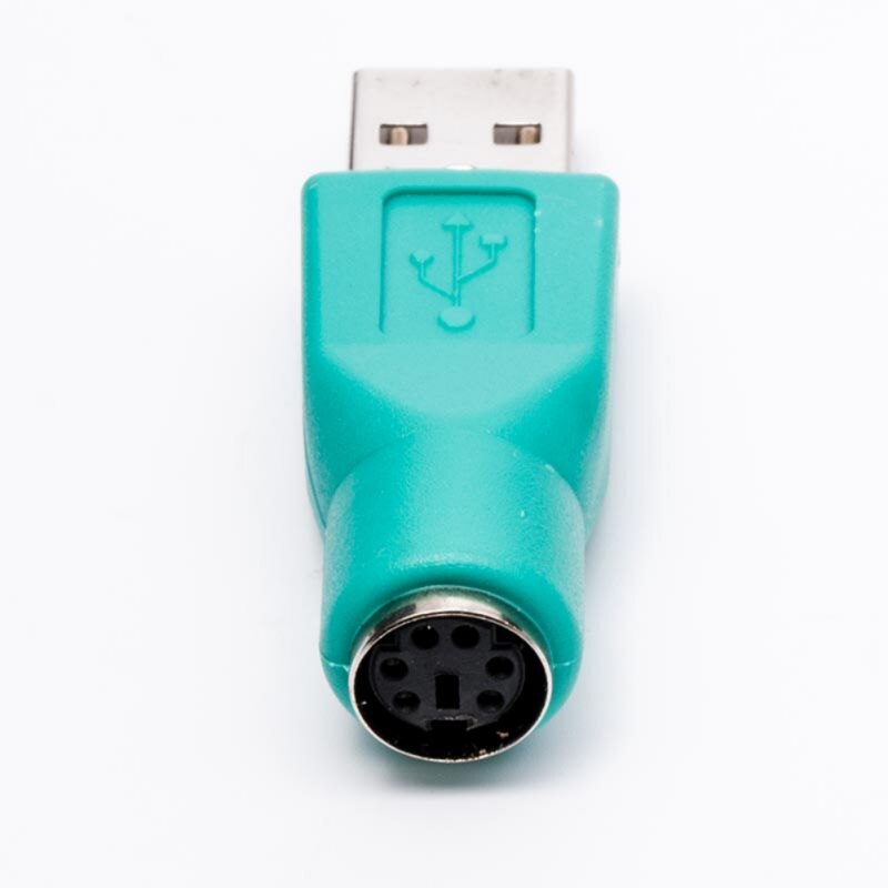 2 farbe Kabel Adapter Für PS2 interface converter Für PS/2 auf USB adapter kopf zu U port USB schalter tastatur maus stecker