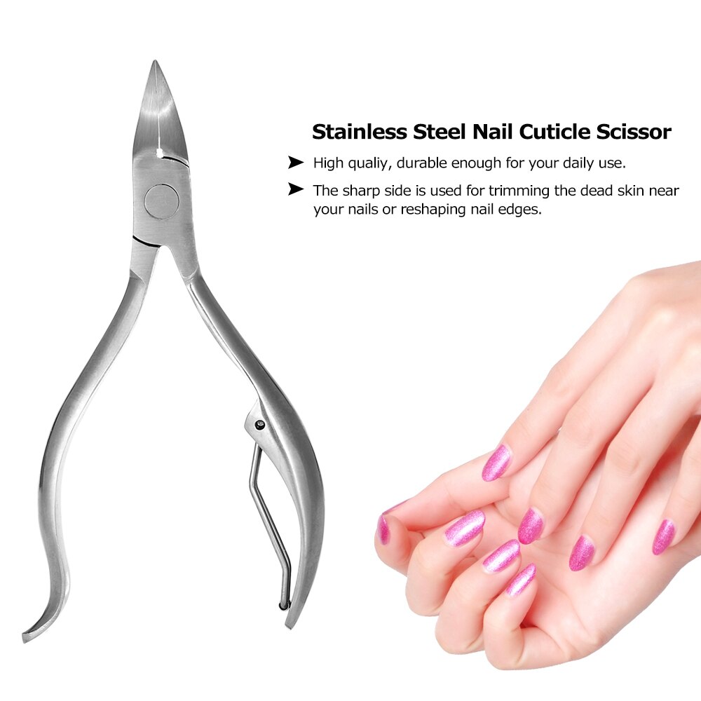 Nagelriemschaartje roestvrijstalen nagelknipper teennagelvijltje hulpstuk voor nagels, manicuregereedschap